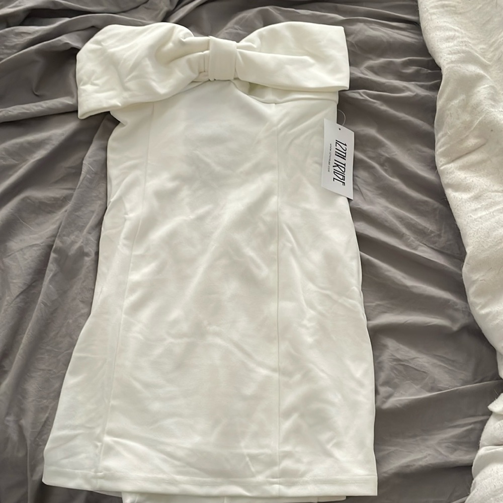 12th Tribe White Bachelorette Dress - Brand New